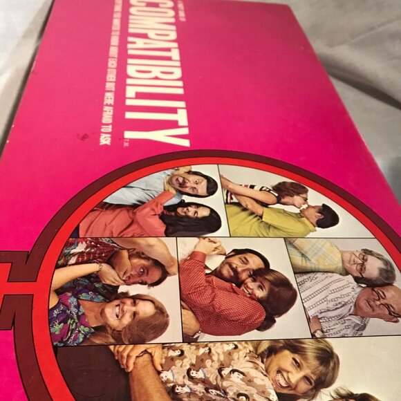 Compatibility Board Game Couples Party Vintage 1974 Reiss Games Retro Design - Picture 10 of 10